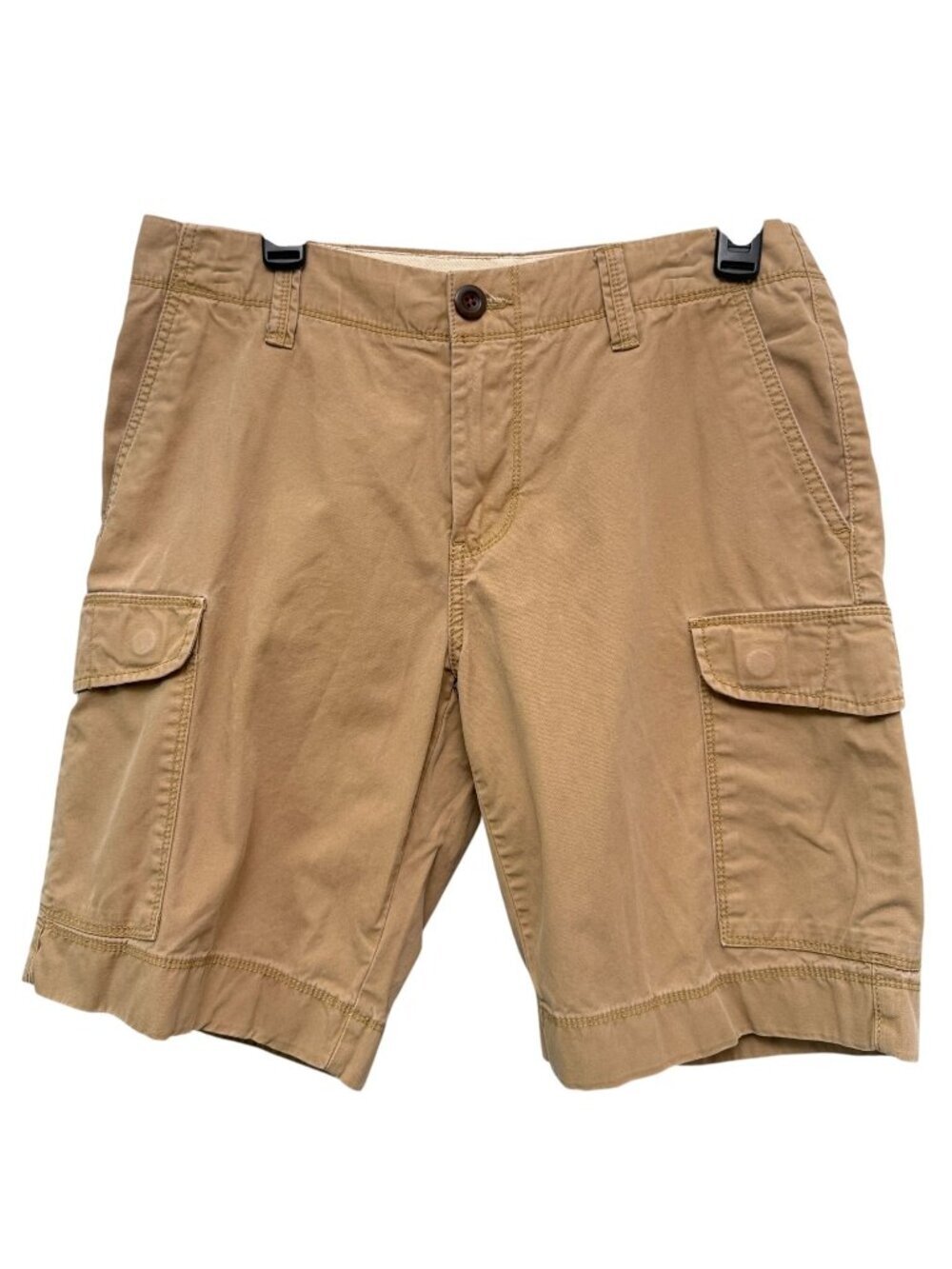 Tommy Hilfiger Mens Cargo Shorts Size 31 Khaki Cotton Safari Utility 9.5" inseam